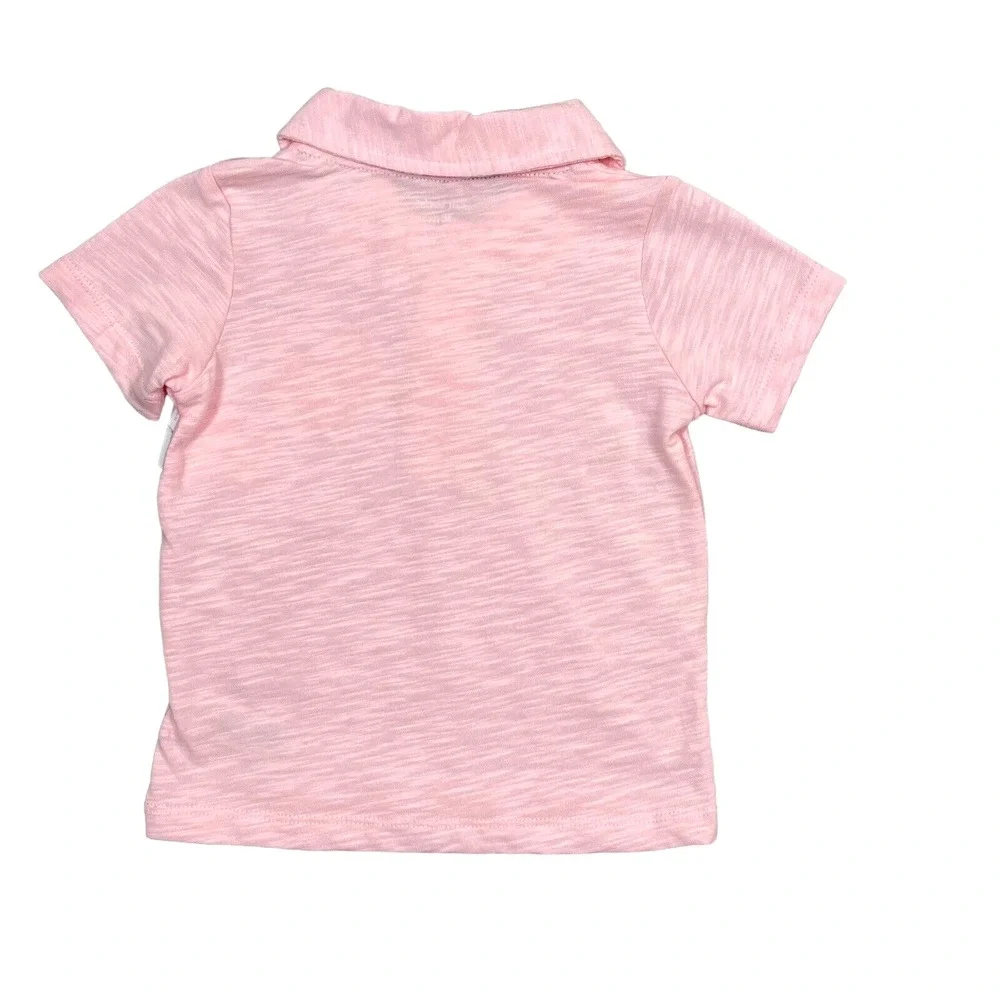 Carters‎ Baby Boys 3Pc Polo Shirt Bodysuit Shorts Outfit Set 3 Months Blue Pink